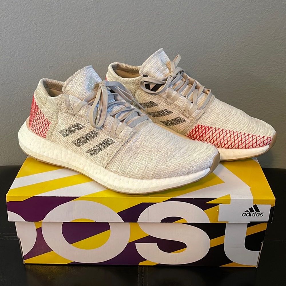 Size 9 Men’s adidas PureBOOST GO Clear Brown